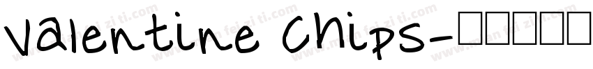 Valentine Chips字体转换